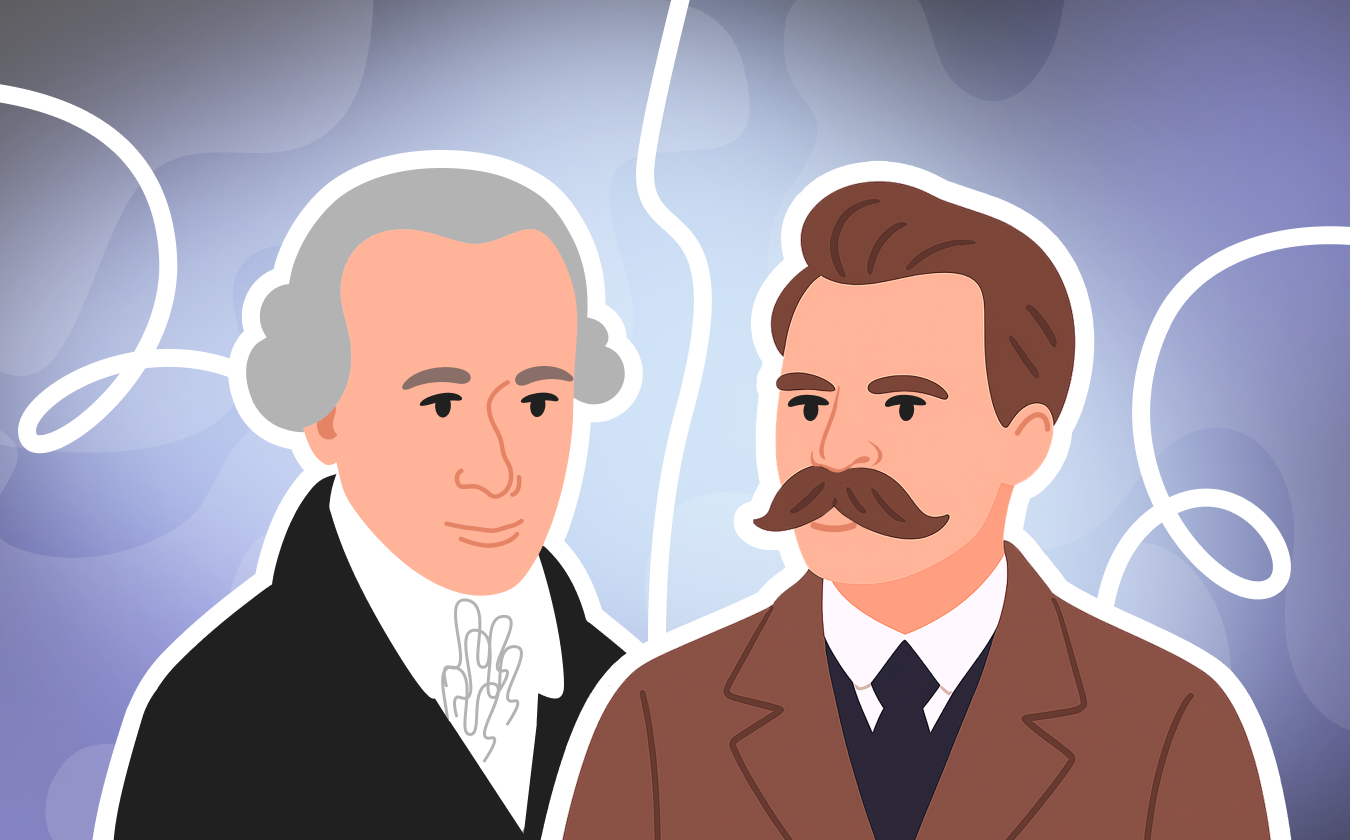 Обложка лекции «Ницше против категорического императива Канта: спор о морали »