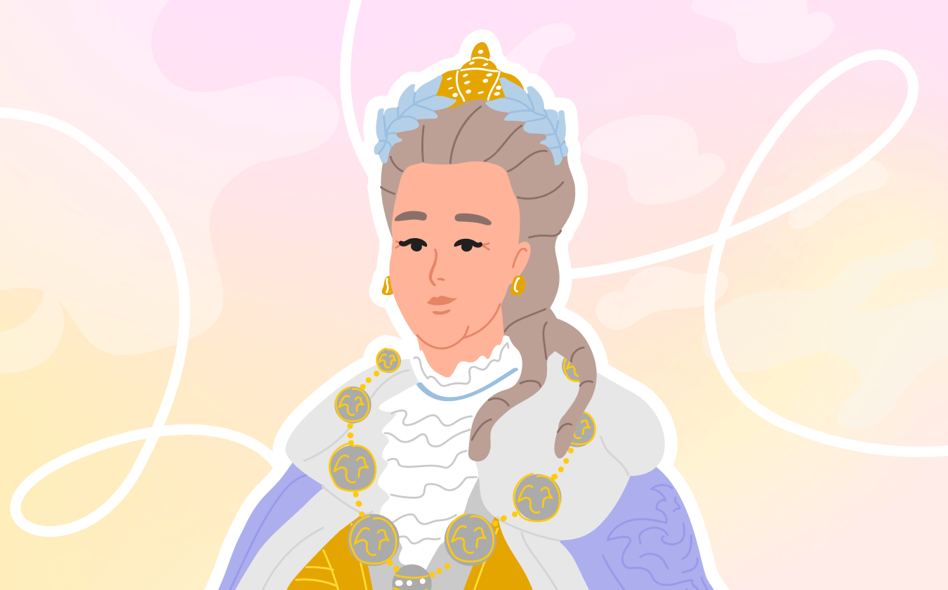 Обложка лекции «Екатерина II: политические игры и личные драмы»