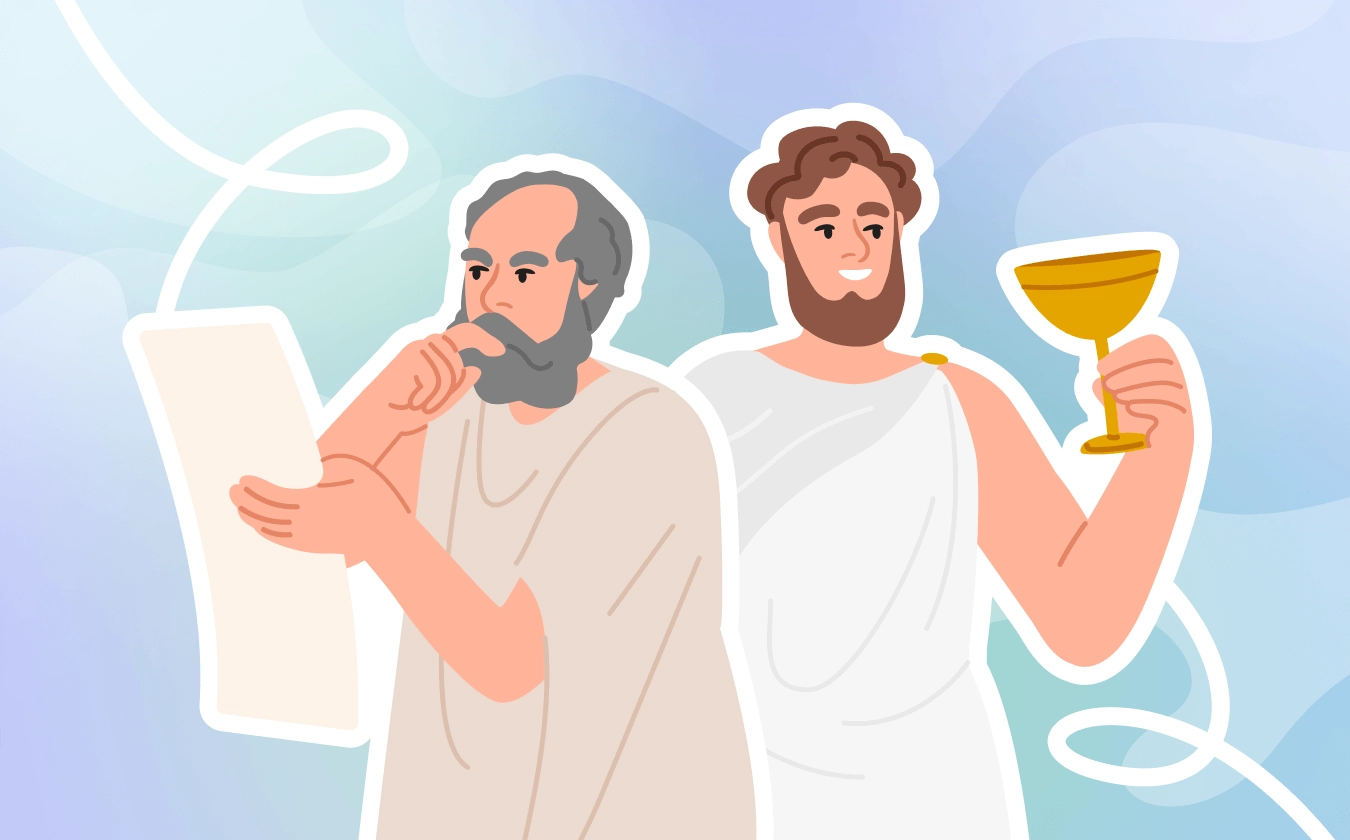 Обложка лекции «Философский разбор гедонизма и стоицизма»