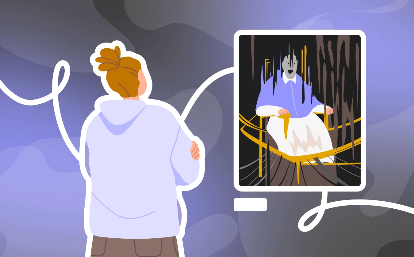 Обложка лекции ««Этюд по портрету папы Иннокентия X работы Веласкеса» Френсиса Бэкона: разбор картины»