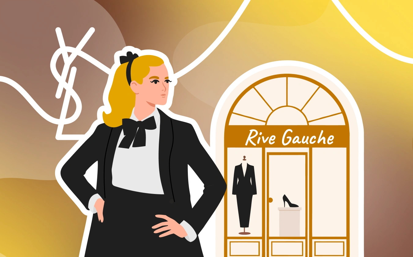 Рождение модного дома YSL: Le Smoking, Rive Gauche и коллекция Libération