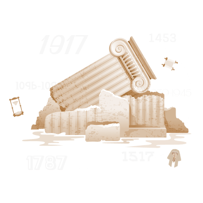 Cover of the lecture «20 Turning Points of World History: From Ancient Times to XXI Century »